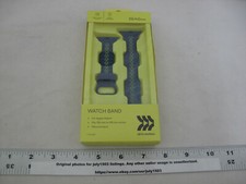 NEW All In Motion Silicone Watch Band for Apple Watch 38/40mm Ventilated - BLUE