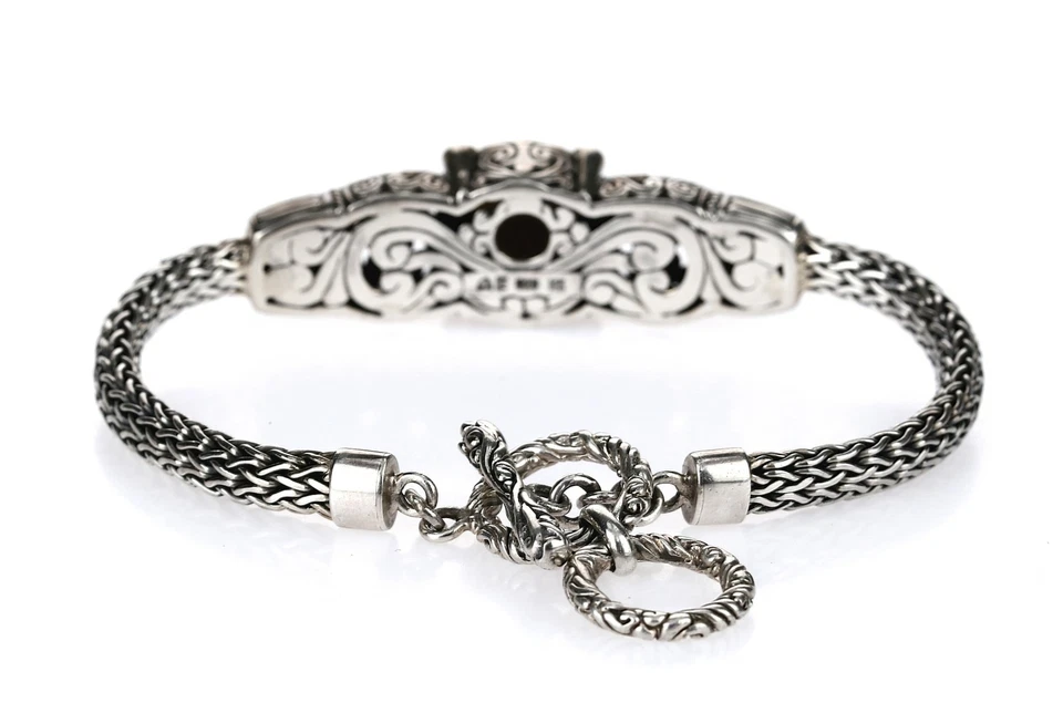 Pulseira de tecido Phillip Gavriel ouro 14K prata esterlina pérola branca - Imagem 3 de 3