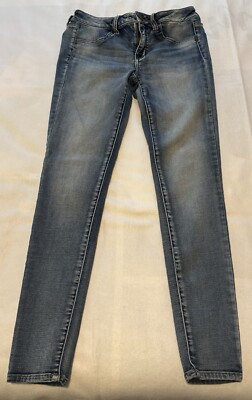 WOMENS AMERICAN EAGLE SUPER STRETCH  JEGGING JEANS - SIZE 4