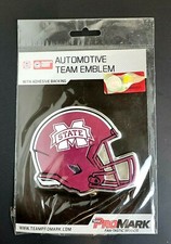 Licensed NCAA Mississippi State University Bulldogs 3D Helmet for Vehicle - NEW