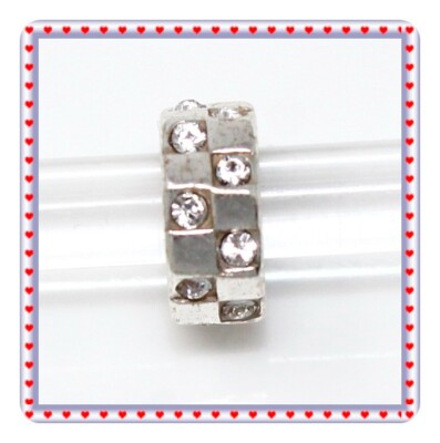 Brighton Starlette Silver Crsytal Small Bead Spacer
