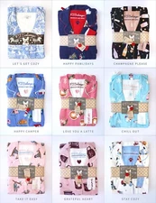 2023-2024 P.J. Salvage 100%Cotton Flannel Pyjamas Sets No extra fees on US order