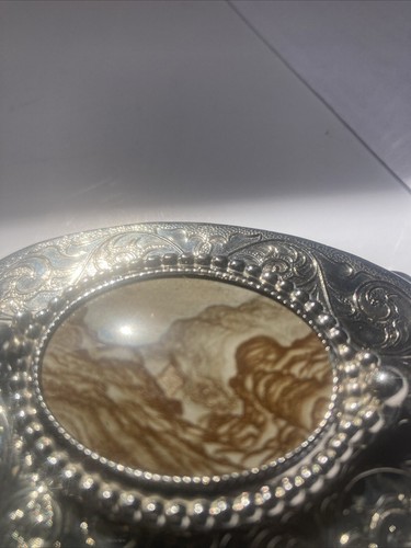 Picture Rock Belt Buckle beautiful stone
