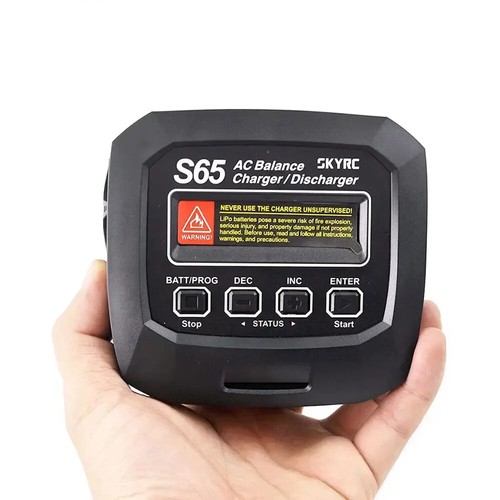 SKYRC S65 AC Balance Charger 10W Discharger XT60 Connector 65W 6A Smart Charger - Picture 4 of 20
