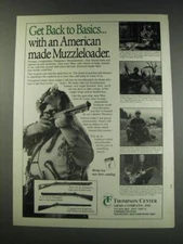 1991 Thompson / Center Muzzleloaders Ad - Hawken, Renegade and New Englander