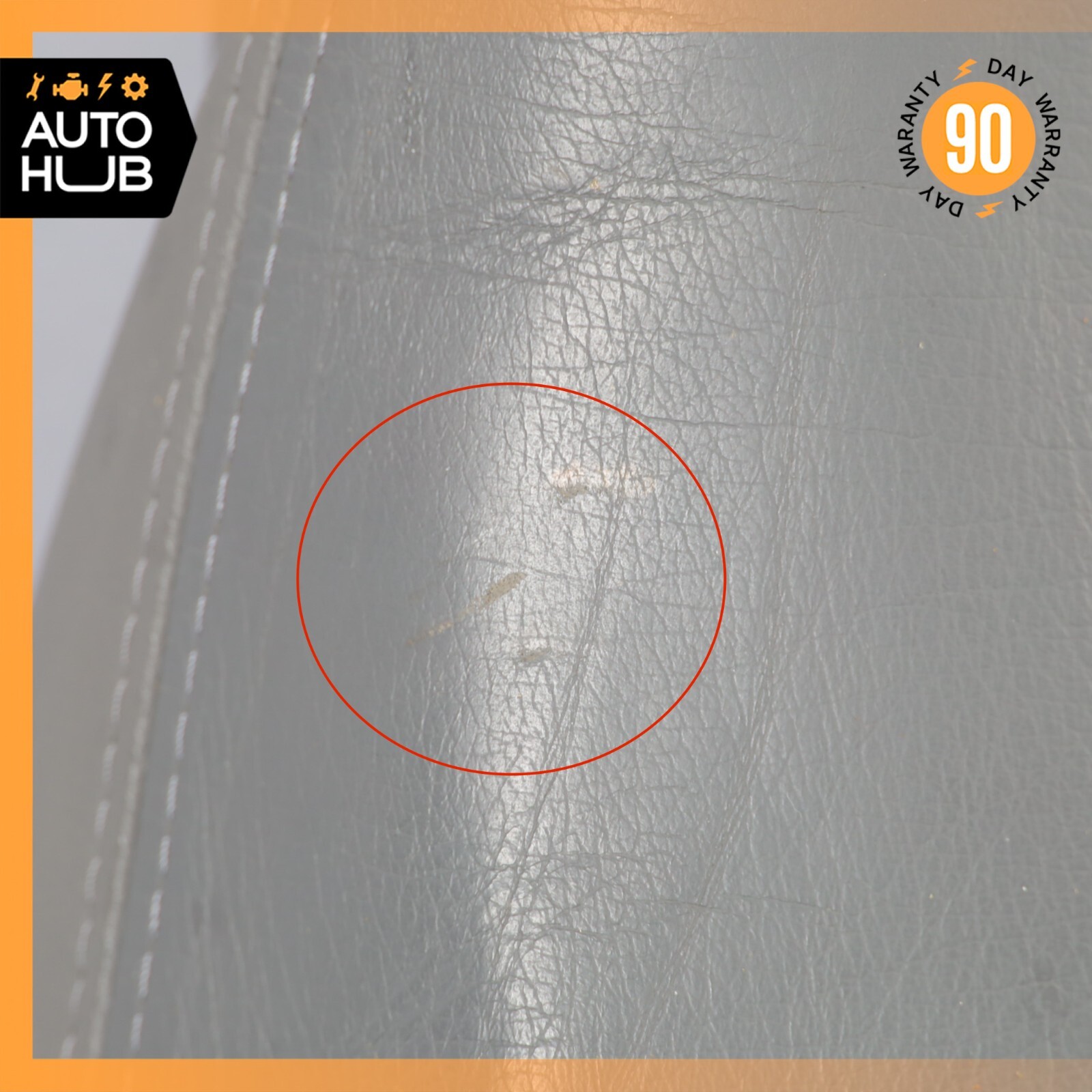 02-06 Maserati Spyder 4200 M138 Front Right Top Upper Seat Cushion Grey OEM
