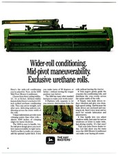 1990s John Deere Mower Conditioner - Original Ad (11in x 8.5in) Advertisement