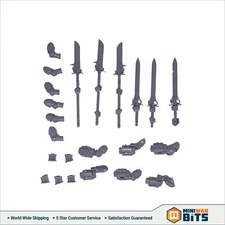 Grey Knight Strike Squad Nemesis Force Sword & Halberd Arm Bits - Warhammer 40k