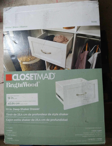 ClosetMaid Closet Maid Drawer Unit Bright Wood 5446 16" x 13"