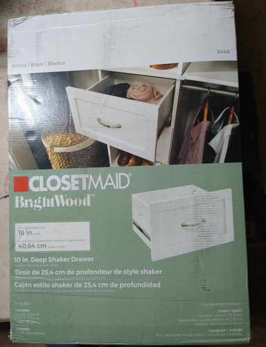 ClosetMaid Closet Maid Drawer Unit Bright Wood  5446  16" x 13" - Afbeelding 1 van 3