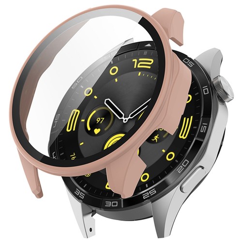 Do Huawei Watch GT4 46mm Etui na zegarek Ochrona ekranu PC Szkło Pełna pokrywa Zderzak - Zdjęcie 5 z 18