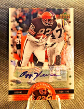 2005 Upper Deck Legends Legendary Signatures OZZIE NEWSOME HOF Cleveland Browns