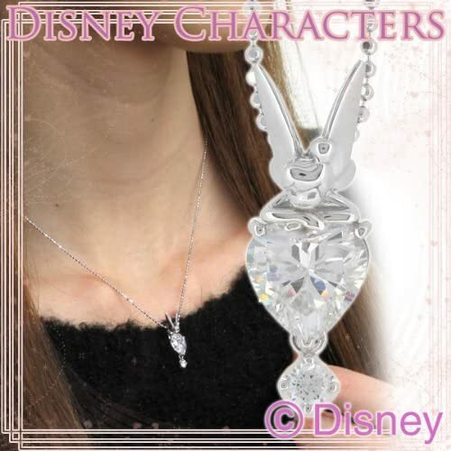 Collar Campana Corazón y Campana Plata 925 Peter Pan Disney Oficial - Imagen 4 de 4