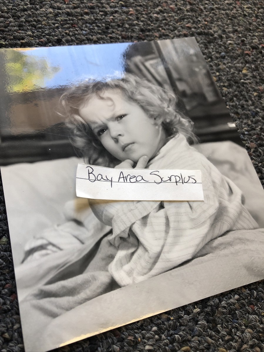 Rare Original Unpublished Early Photo Of Shirley Temple Black