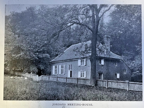 1899 Jordan Meeting House Where William Penn Is Buried illustriert - Bild 2 von 5