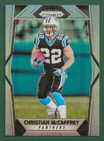 2017 Panini Prizm #249 Christian McCaffrey Silver Prizm RC