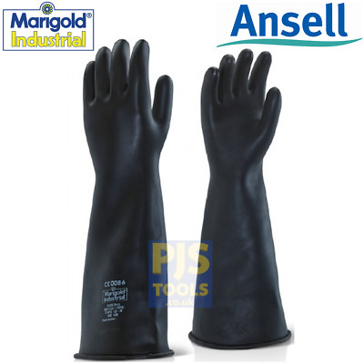 Ansell Marigold Emporer 87-104 17 Zoll schwerer Gummi Stulpenhandschuh M, L oder XL