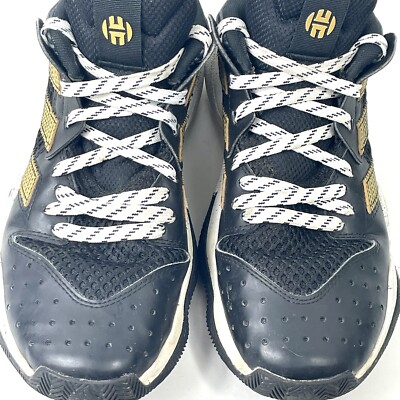 Adidas Harden Stepback Black Gold Basketball Shoes Sneakers  display picture 1