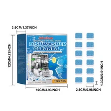 Dishwasher Cleaner-36Pack,Pods for Dish Washer Machine Natural Limescale Remover
