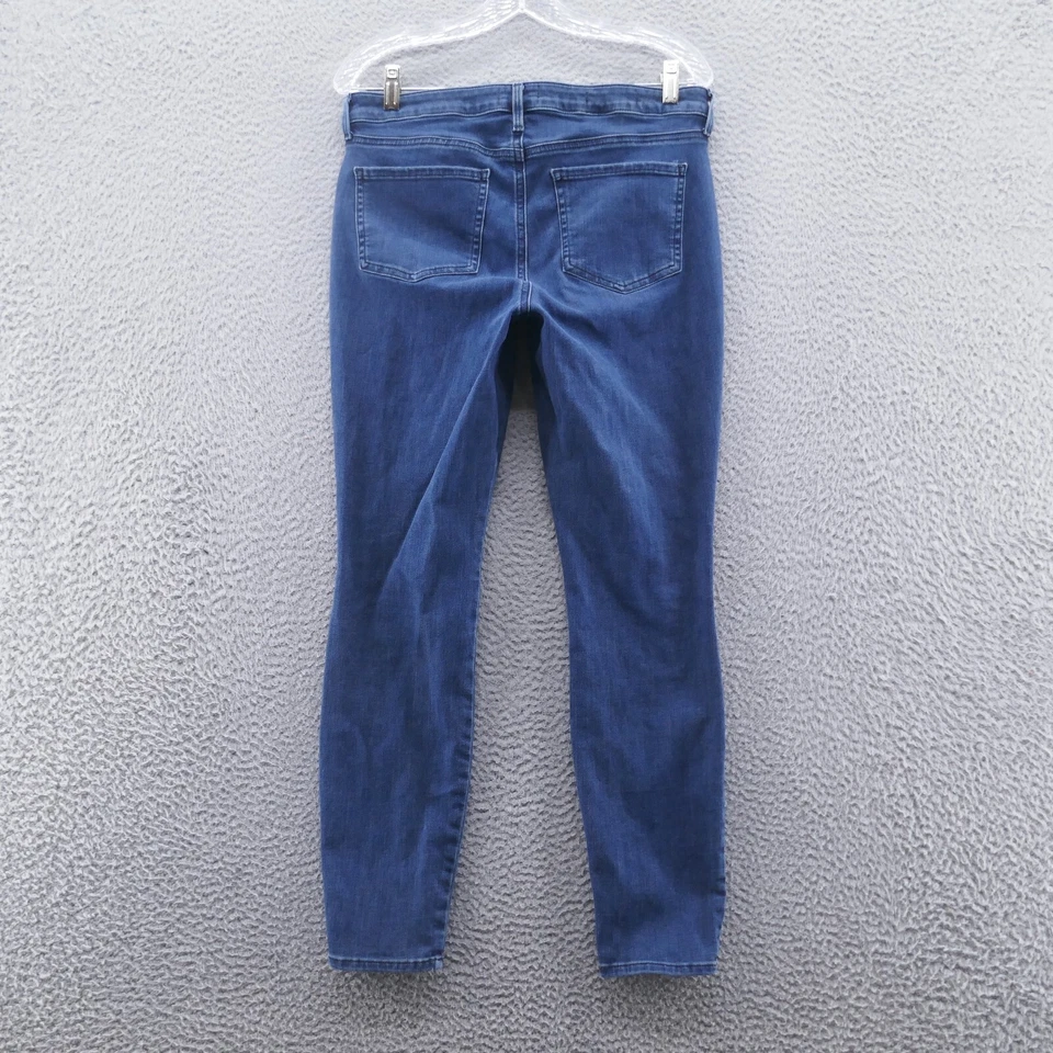 Not Your Daughters Womens Ami Skinny Jean 6 Blue Cross Print Medium Wash Stretch - Image 3 of 4