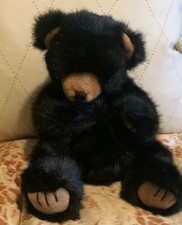 Blacky by Russ Black Plush Teddy Bear Toy Doll