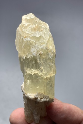 376Ct Natural Etched Yellow Kunzite Crystal From Afghanistan  - Picture 5 of 6