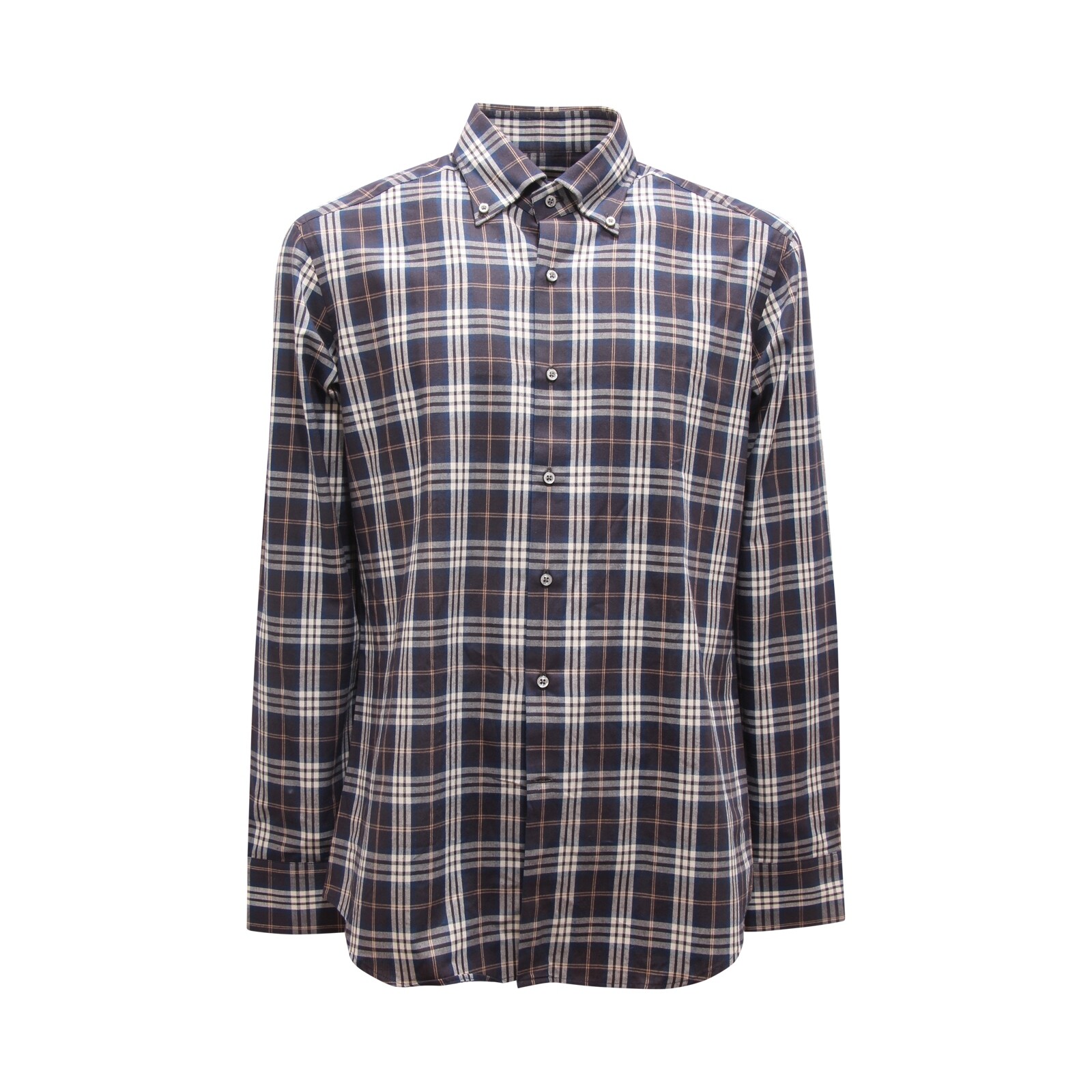 L1039 МУЖСКАЯ РУБАШКА CAMICIA UOMO BORDONI НА ПУГОВИЦАХ 17090₽