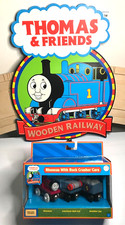 Rheneas w Rock Crusher Cars - LC99192 Thomas Friends Wooden Learning Curve new