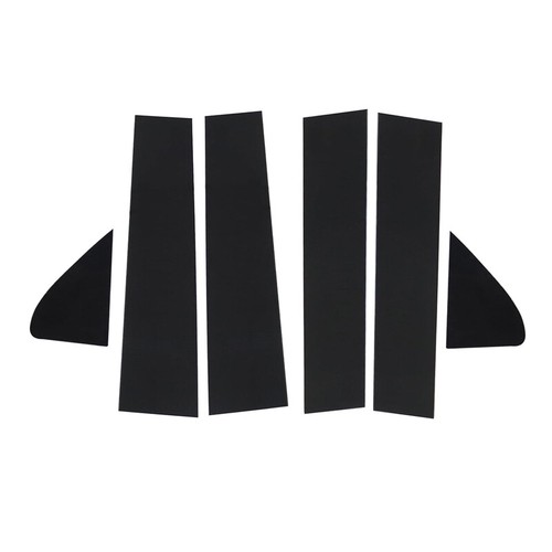 6pcs Black Pillar Posts Window Trim For CHEVY Silverado GMC Sierra 1500 2019-24 - Bild 7 von 11