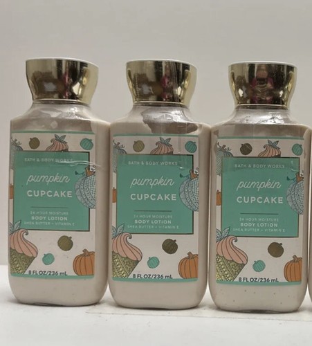 3 Nuevos CUPCAKES CALABAZA 🧁 BAÑO Y TRABAJO CORPORAL LOCIÓN CORPORAL CREMA 24 horas HUMEDAD