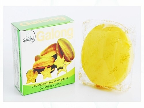Galong Herbal Whitening Carambola Extract Bar Soap 150g x 6 - Picture 2 of 2