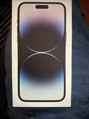 Empty Box Only Apple iPhone 14 Pro Max Space Black Empty Box Only