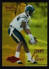 JIMMY OLIVER 1995 SELECT CERTIFIED #110 RC ROOKIE MIRROR GOLD CHARGERS SP $10