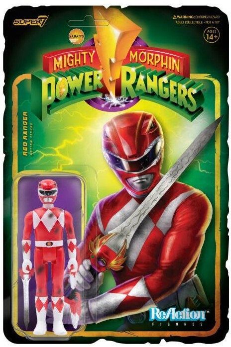 ReAction Mighty Morphin Power Rangers Red Ranger Action Figure