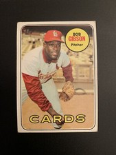 1969 Topps 200 Bob Gibson Cardinals