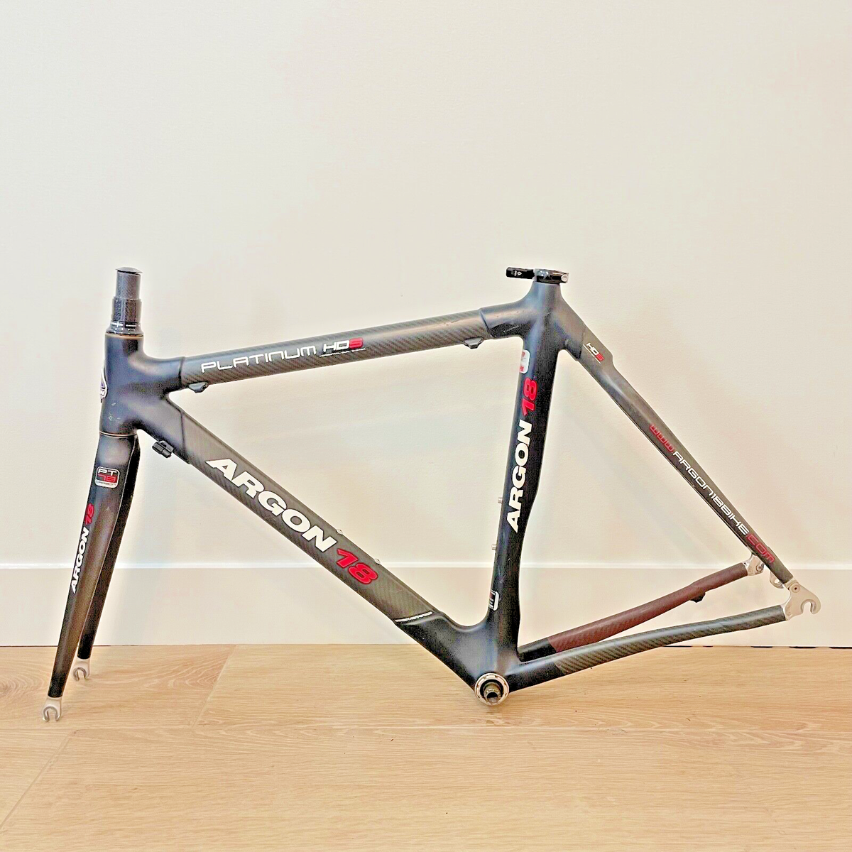 Argon 18 Platinum 54 cm Carbon Road Bike Frame Fork 700c Salsa | eBay