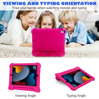 BMOUO Kids Case for iPad Air 5/4, Built-in Screen Protector