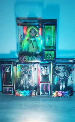rainbow & shadow high doll lot Of 3