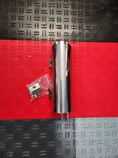 BLACKHORSE-RACING 3" X 9" Radiator Coolant Overflow Puke Tank Polished Stainless