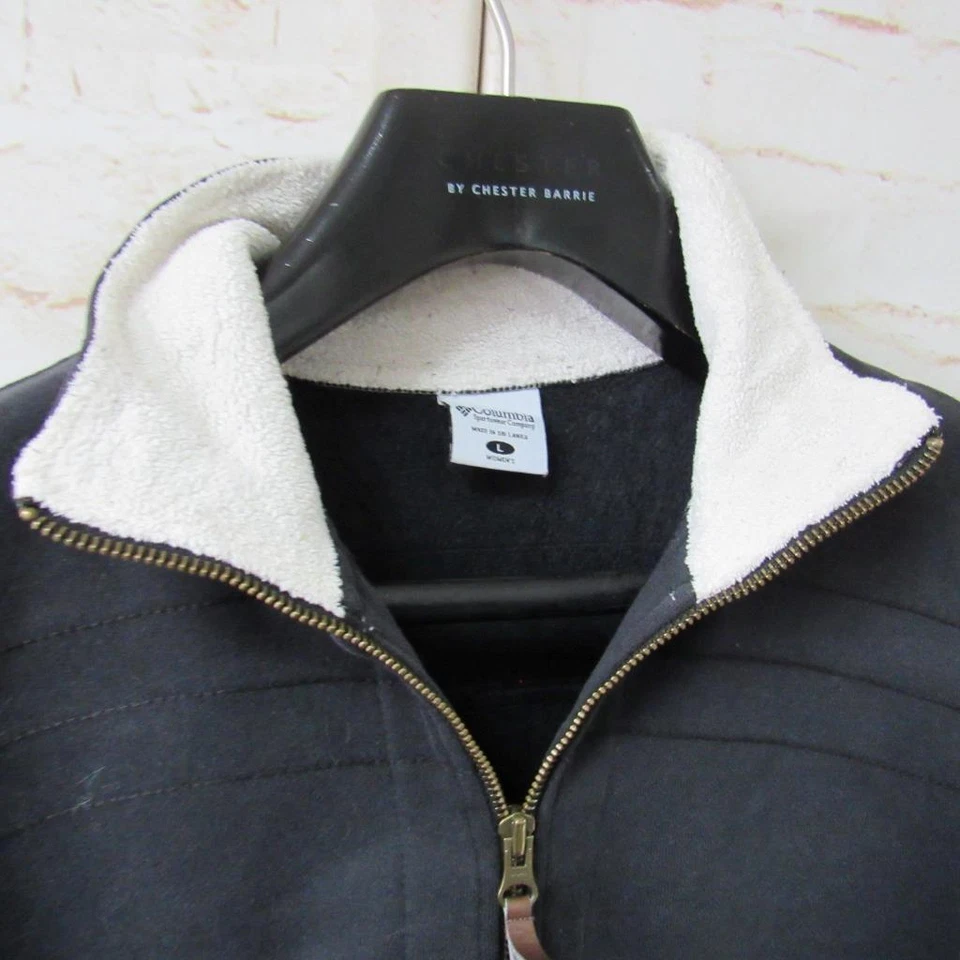 MENS COLUMBIA CREW NECK ZIPPED FLEECE CHEST 42/44 UK L REF (NC07955) - Image 4 of 4