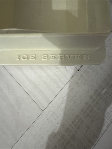Vintage Kühlschrank Gefrierschrank Eis Server Aufbewahrung Eimer Cremeweiß Creme Ersatz - Bild 3 von 7