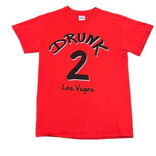 DRUNK 2 Las Vegas red Tshirt size small