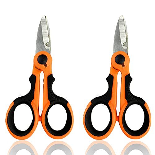 2 Pezzi Forbici Da Elettricista Professionali, Forbice Per Elettricisti, (D0I)