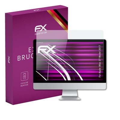 atFoliX Glasfolie für Apple iMac 27 Model 2017 Displayfolie 9H Schutzpanzer