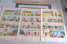 Lot of 3 Nancy by Ernie Bushmiller Clipped Strips from Sunday comics 1981