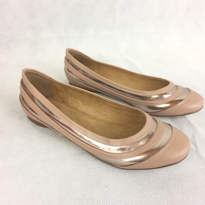 naturalizer gold flats