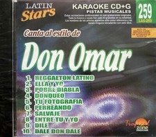 Karaoke 259 Don Omar - New CD G / CD Sealed