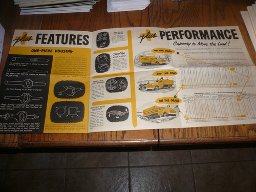 Folleto de ventas de anuncio de camionetas Chevrolet de 1950 - vintage - Imagen 3 de 5