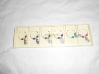 Pier 1 Set Of 6 Wine Charms Pier 1 Set Of 6 Wine Charms