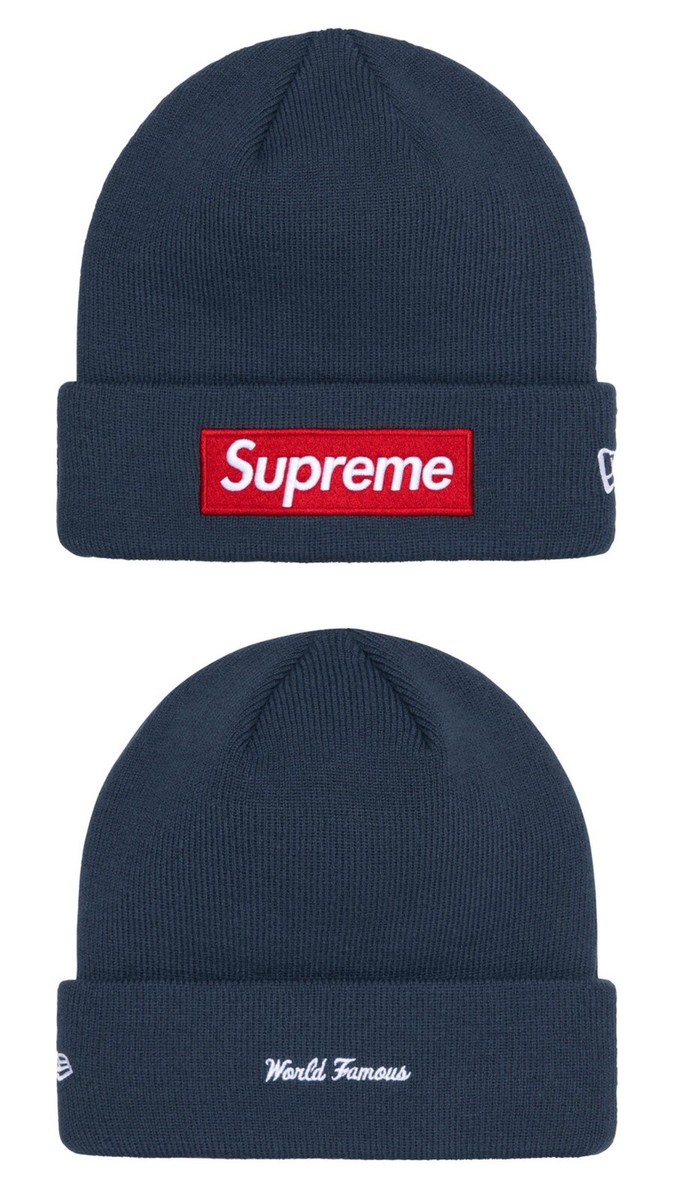 新品Supreme 24FW New Era® Box Logo Beanie Supreme New Era Box Logo Beanie (FW24) Black - FW24 - US